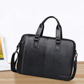 The Commuter Laptop Bag — Coffee Leather