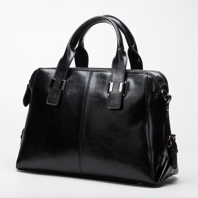 The Satchel — Waxed Cowhide