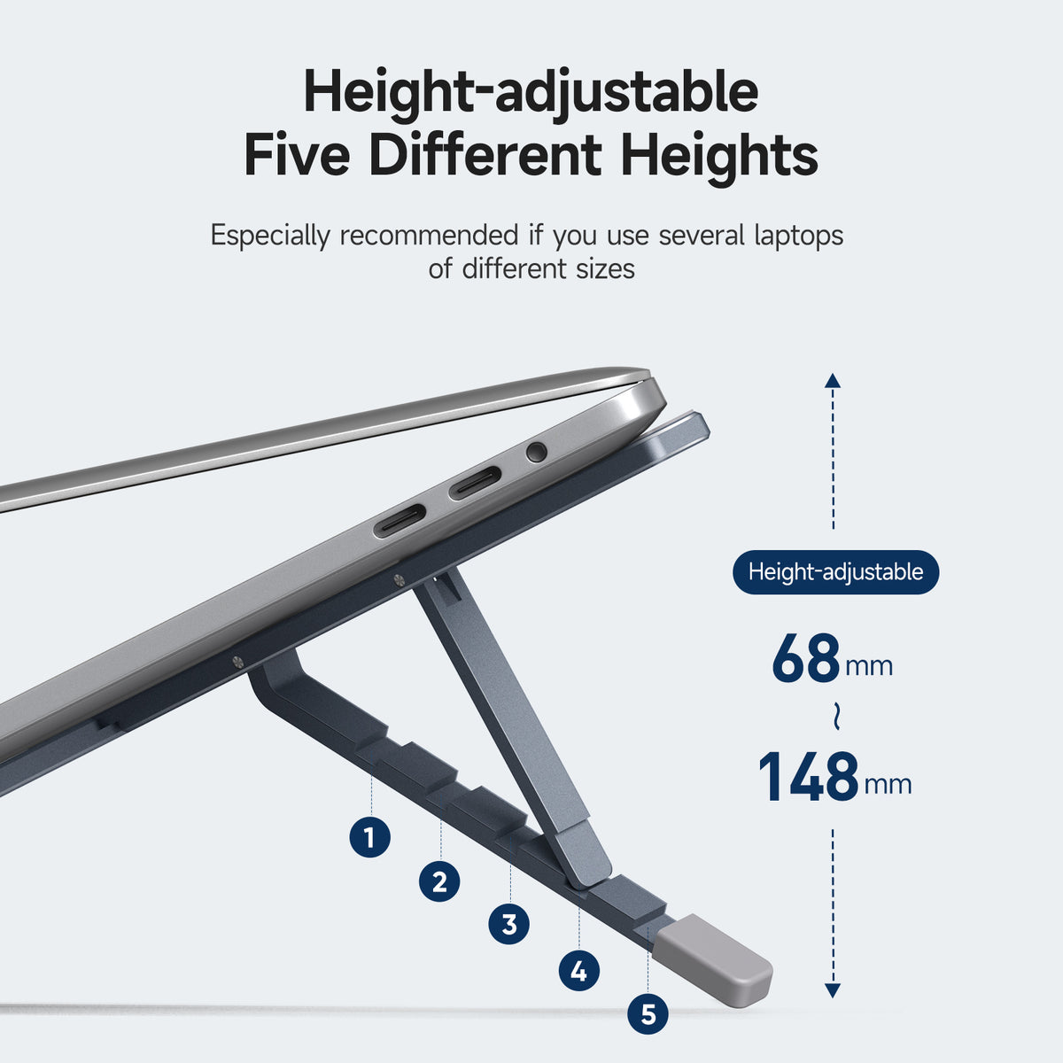 The X-Stand — Folding Aluminum Laptop Stand