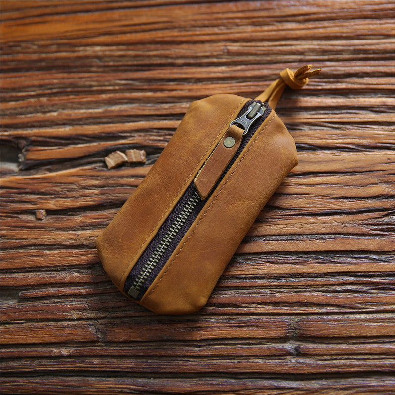 The Key Pouch — Crazy Horse Leather