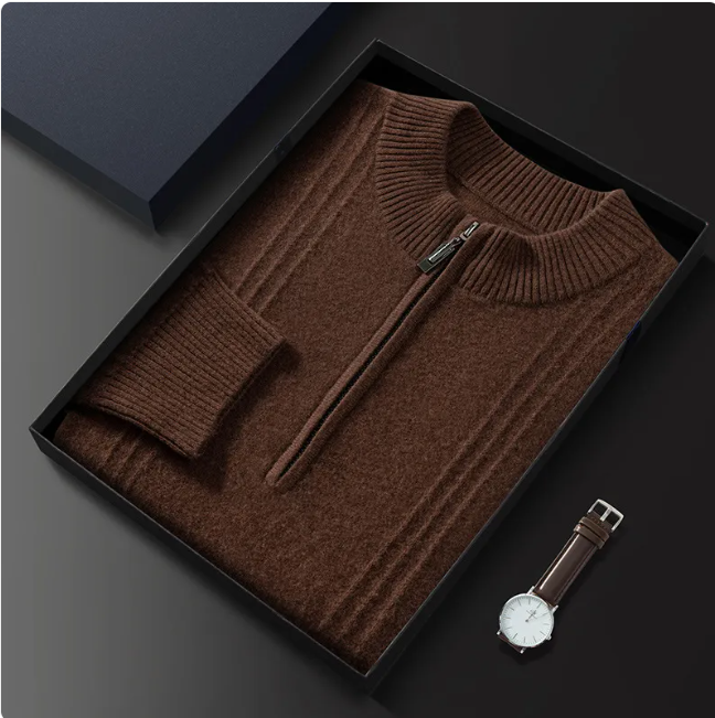 The Wool Half-Zip Sweater
