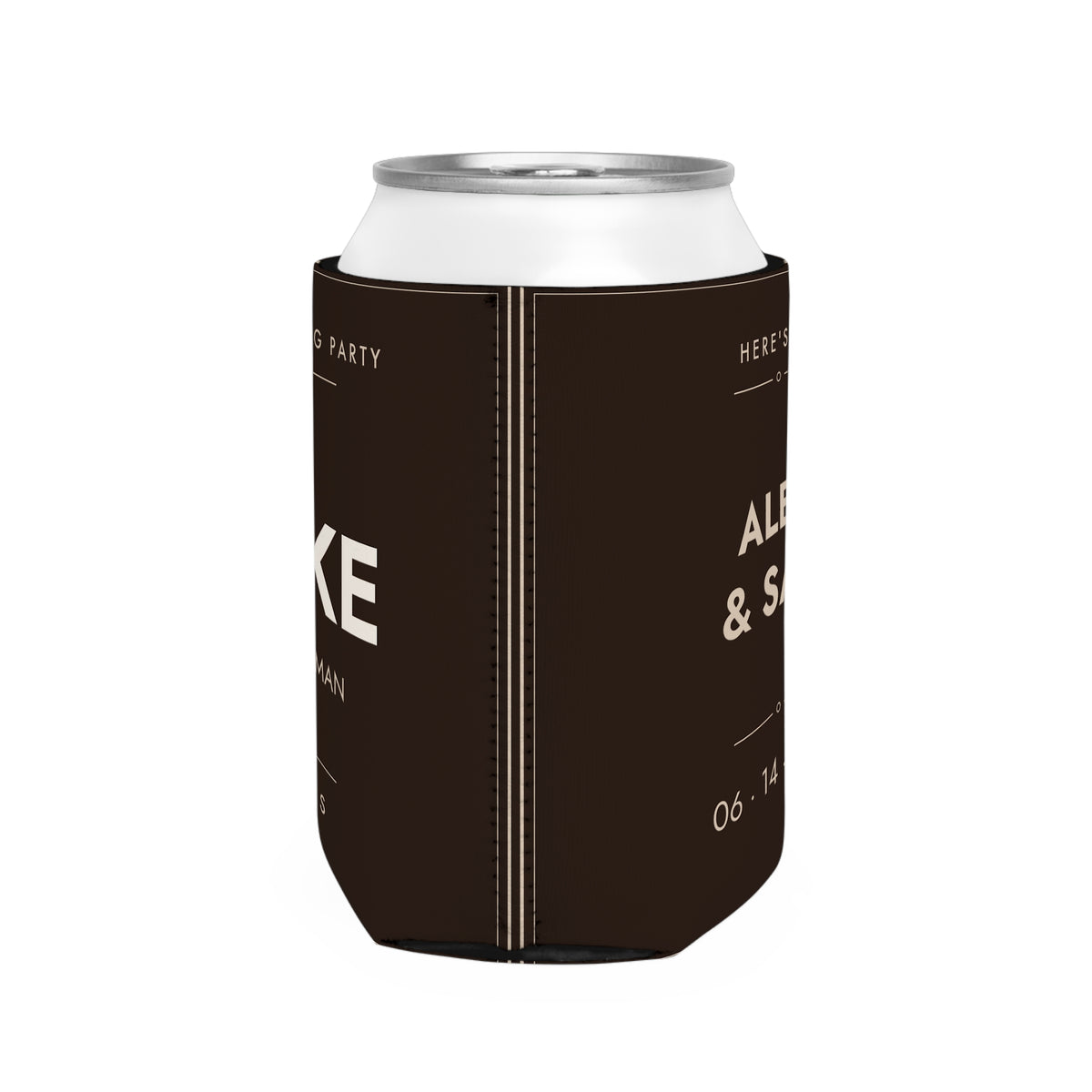 The Wedding Party Coozie — Personalized Neoprene
