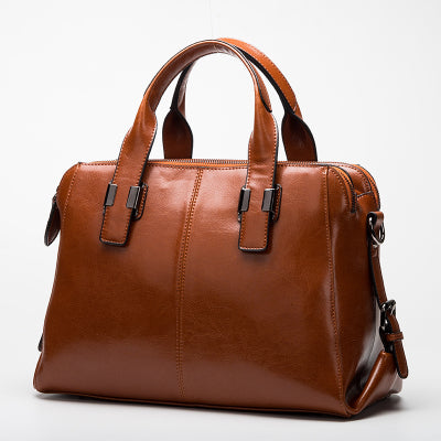 The Satchel — Waxed Cowhide