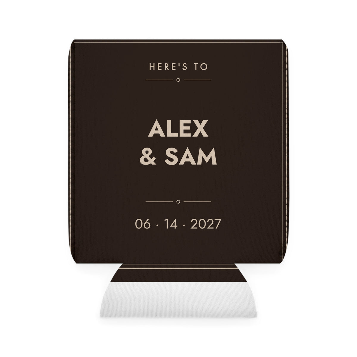 The Wedding Party Coozie — Personalized Neoprene