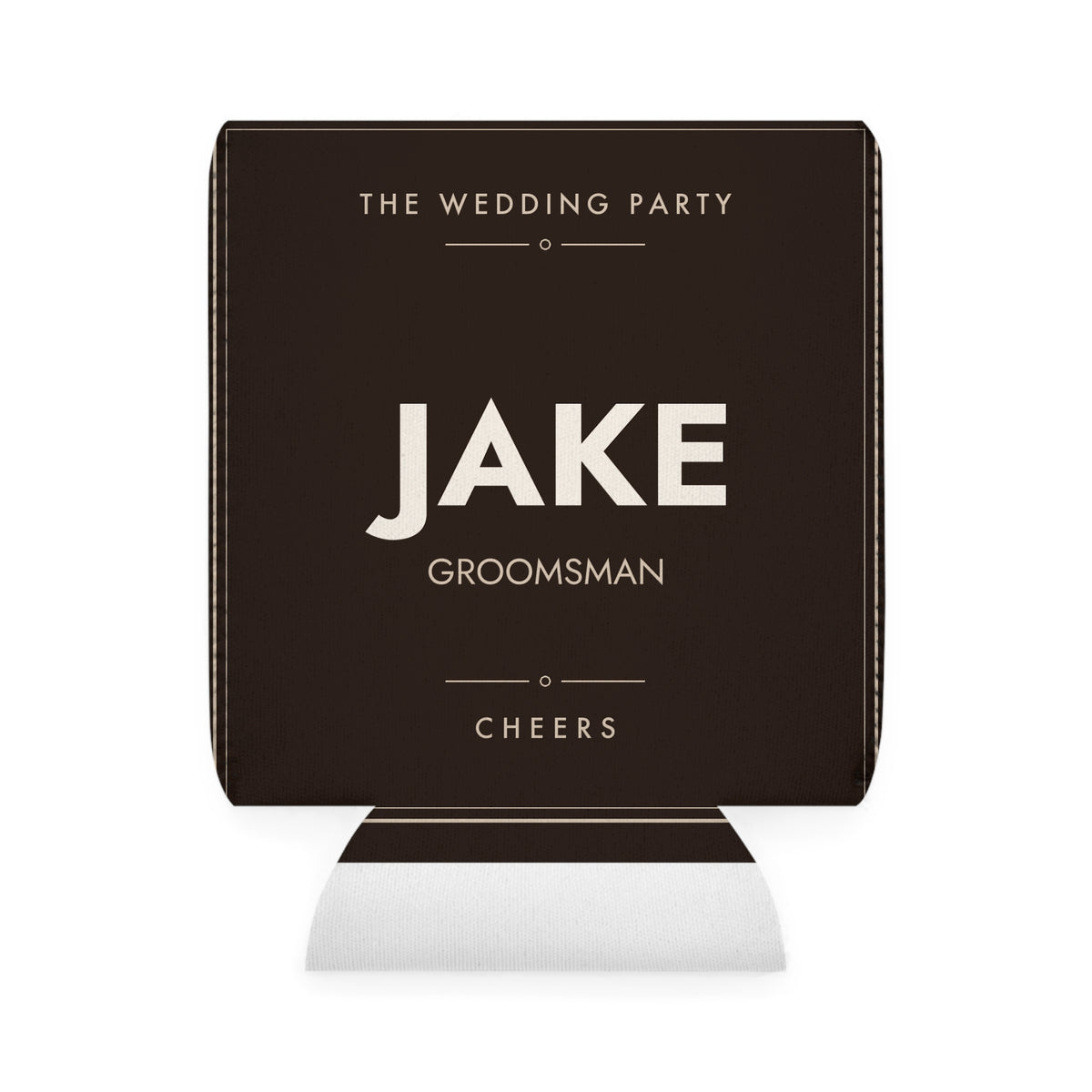 The Wedding Party Coozie — Personalized Neoprene