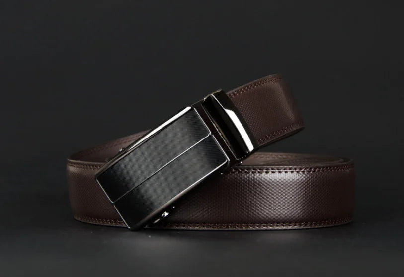 The Auto-Lock Belt, buckle detail