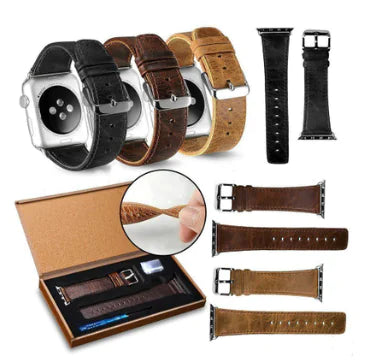 The Leather Watch Band — Dark Brown