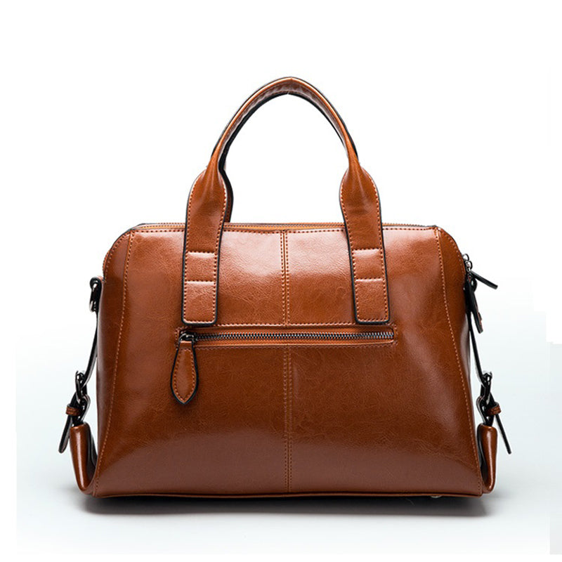 The Satchel — Waxed Cowhide