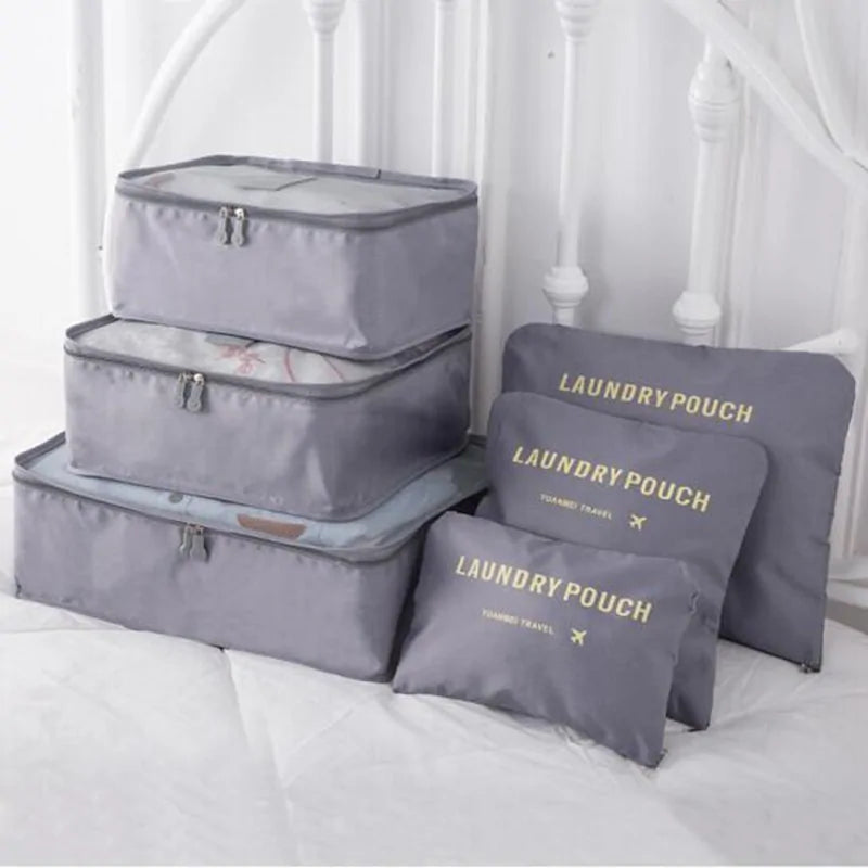 The Packing Cube Set — 6 Pieces