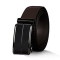 The Auto-Lock Belt in dark brown
