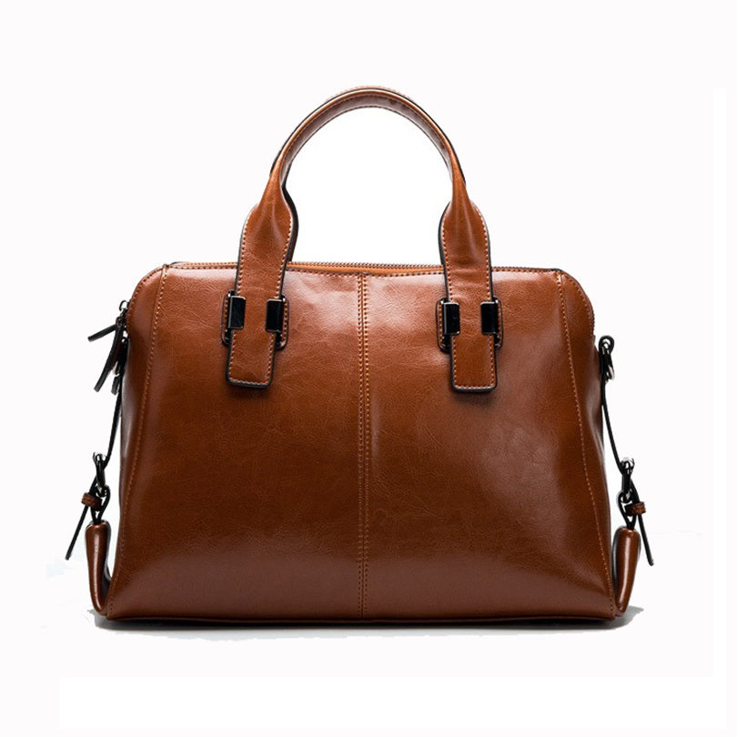 The Satchel — Waxed Cowhide