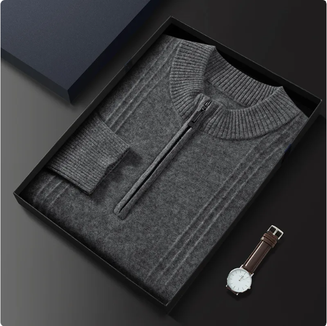 The Wool Half-Zip Sweater