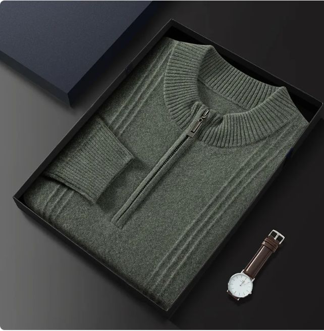 The Wool Half-Zip Sweater