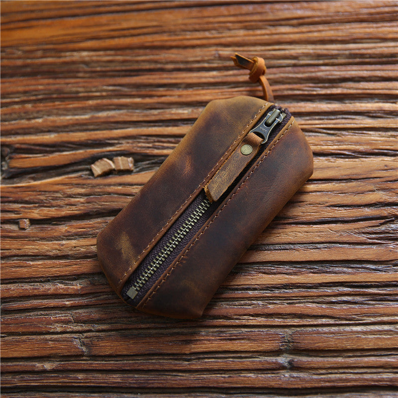 The Key Pouch — Crazy Horse Leather
