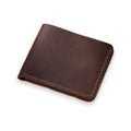 The Heritage Wallet in coffee leather