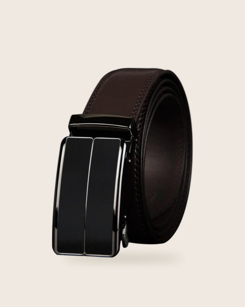 The Auto-Lock Belt — Dark Brown