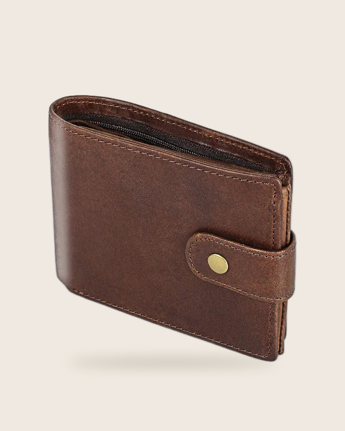 The Chocolate Wallet — Crazy Horse Leather