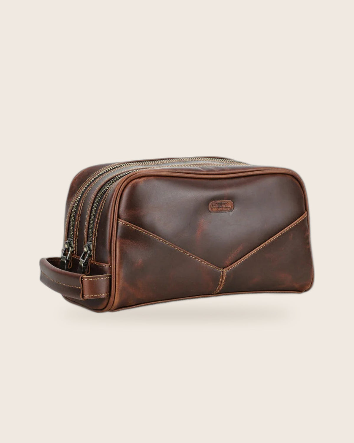 The Travel Dopp Kit — Crazy Horse Leather